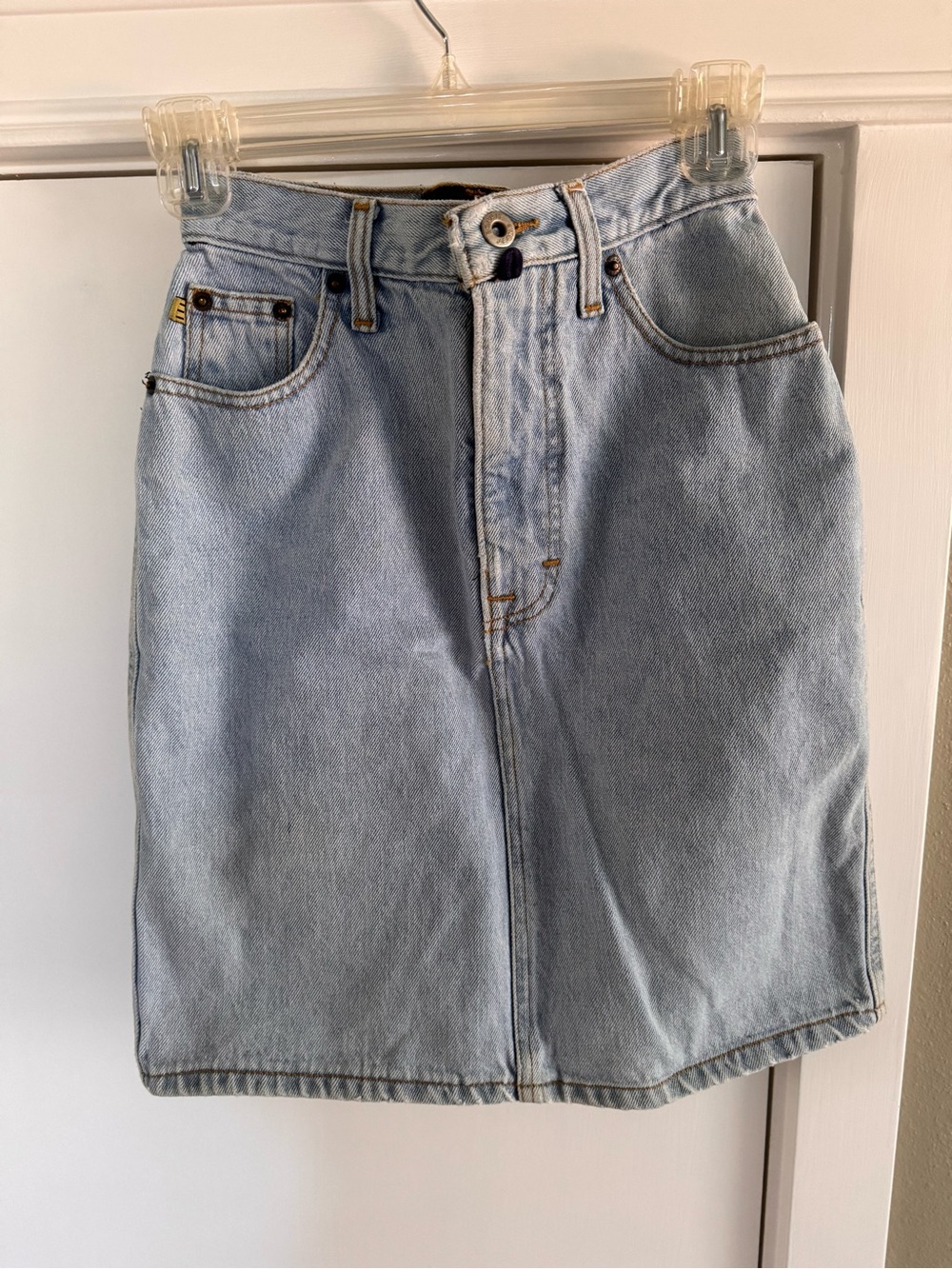 Esprit Light Blue Denim Mini Skirt